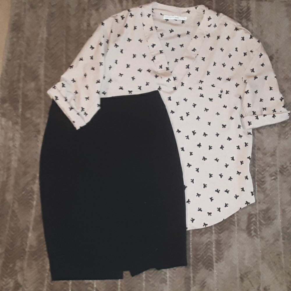 Bow SKirt Set